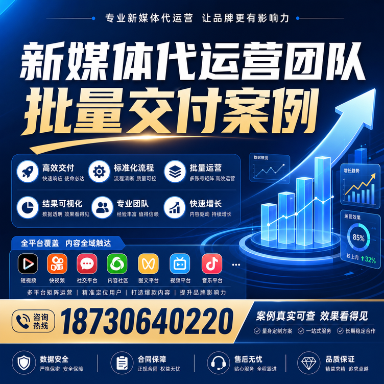 西宁代运营公司多客户账号批量高效交付案例